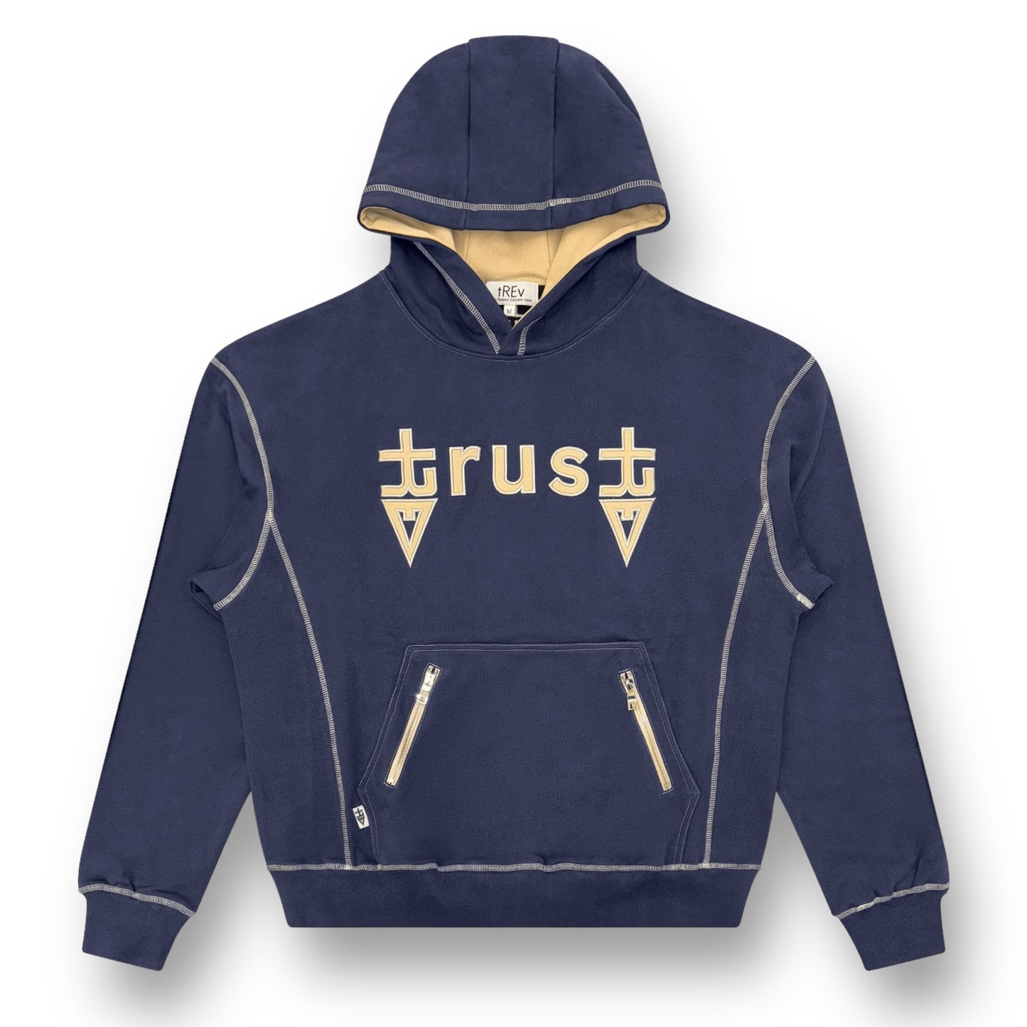 tREv "TRUST" Hoodie - Eclipse Navy