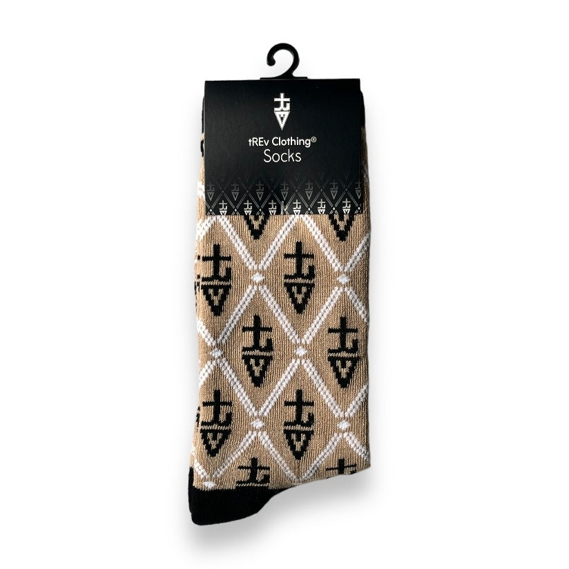tREv Monogram Socks