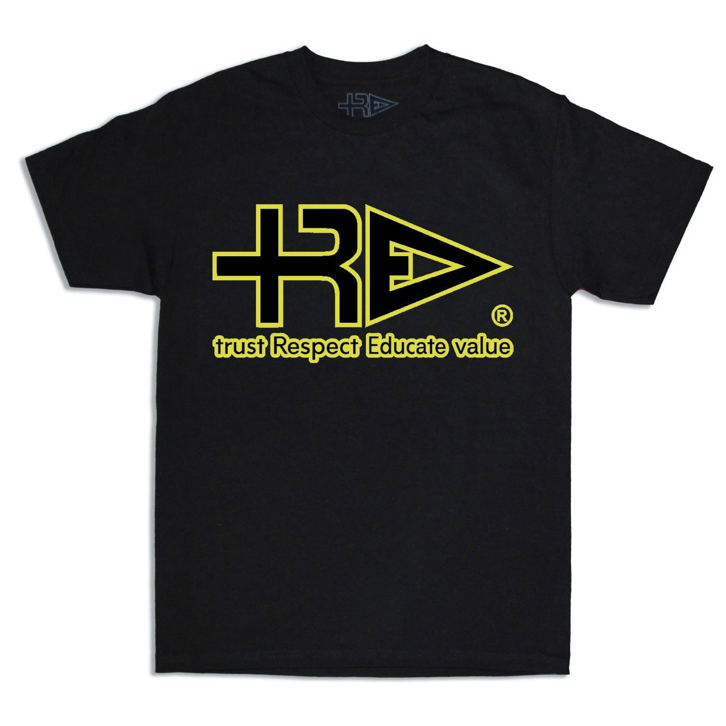 tREv Logo T-Shirt - Black/Yellow